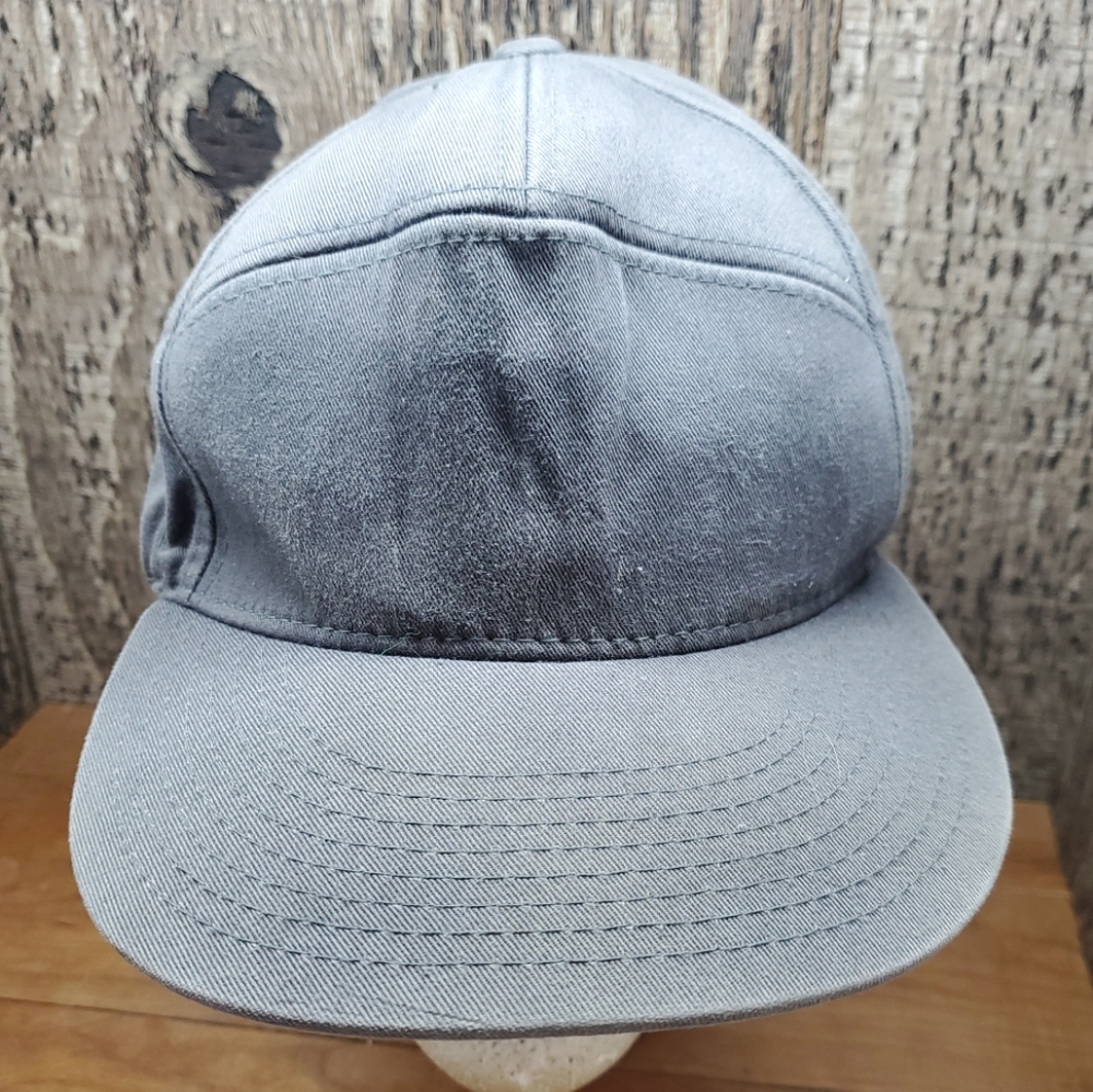 Plain Gray Adjustable Snapback Baseball Hat Cap One Size Adult Unisex